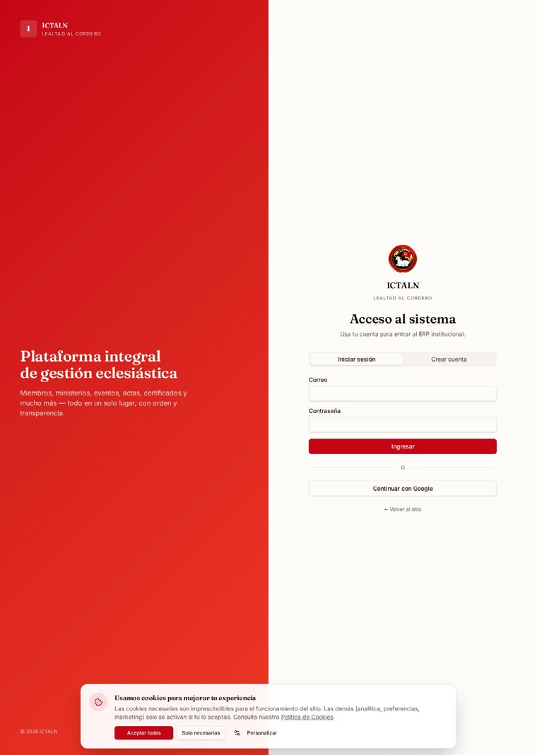 Pantalla de acceso — Autenticación y roles en EDIFICA 360